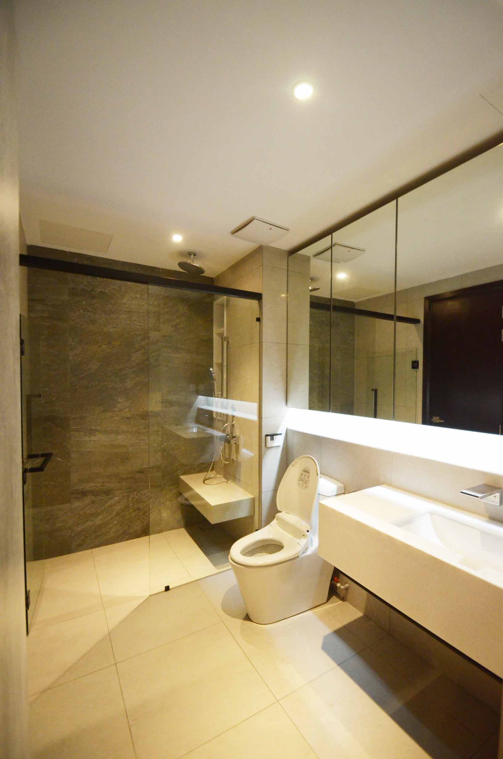 Zen Courtyard house - washroom