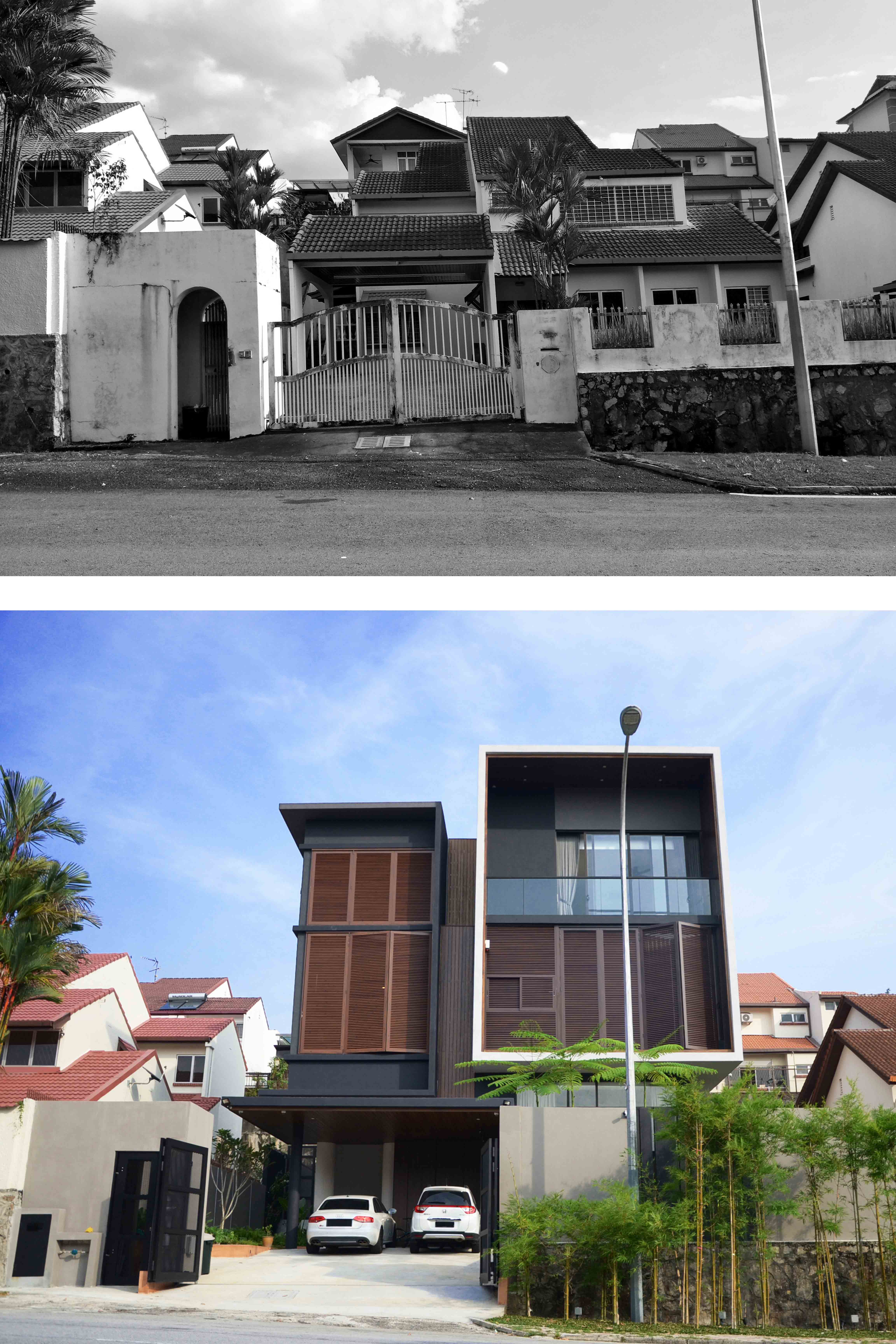 Zen Courtyard house - old and new